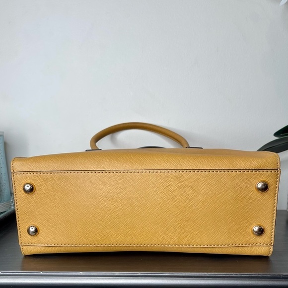 Michael Kors Hamilton Saffiano Leather Satchel - Picture 5 of 15